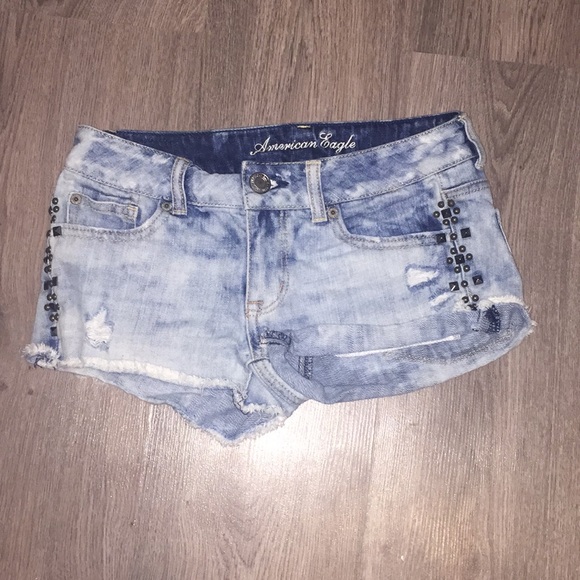 American Eagle Outfitters Pants - Light blue American Eagle jean shorts